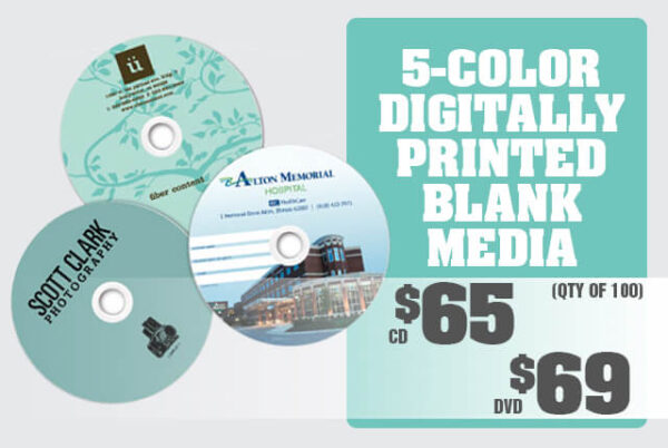 Custom Printed Blank CD DVD-0